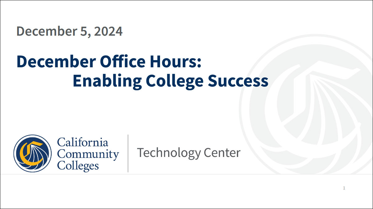Preview of first page of Webinar: Enabling Services and Support